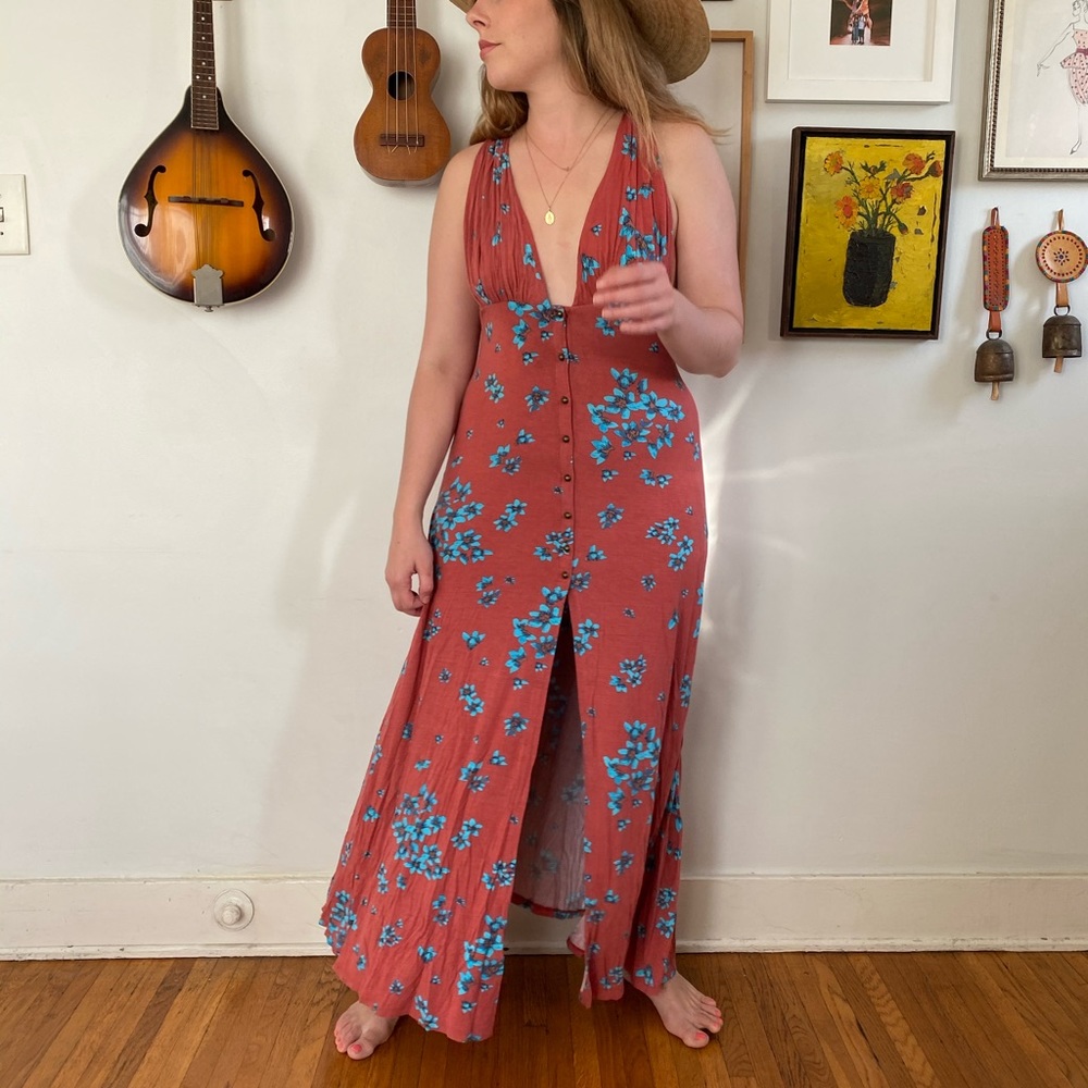 Free people knit maxi dress